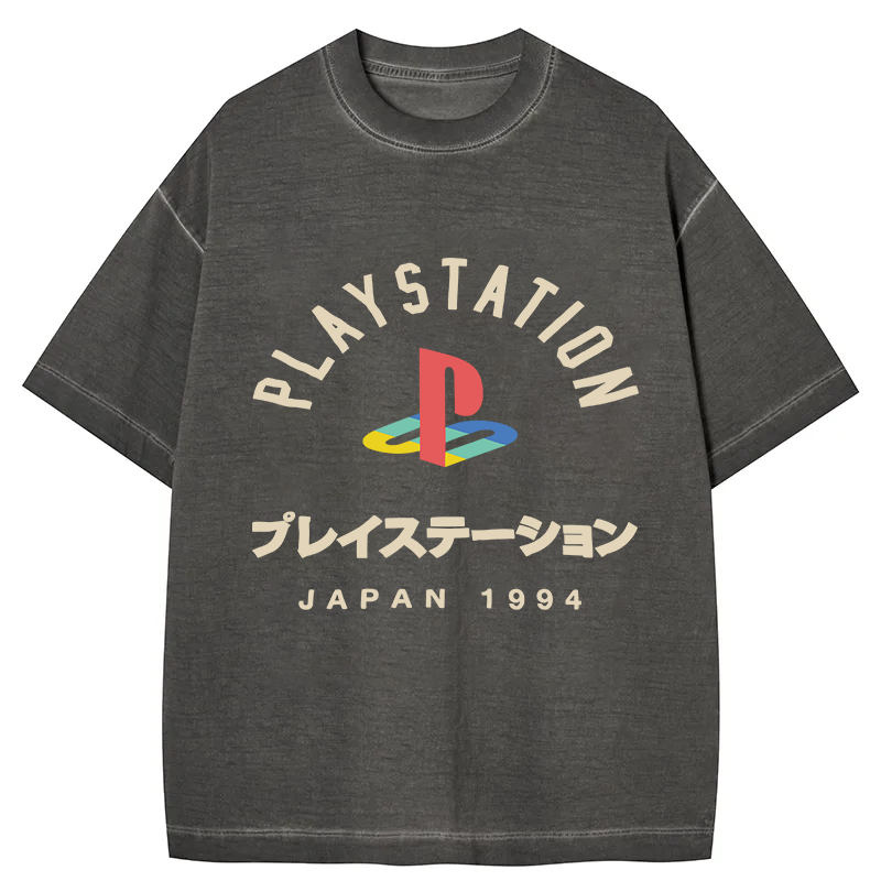 PlayStation Japan Gradient Washed T-Shirt