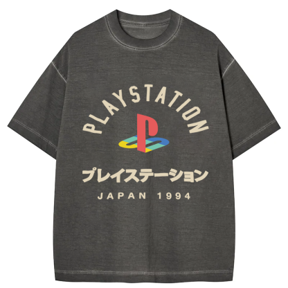 PlayStation Japan Gradient Washed T-Shirt
