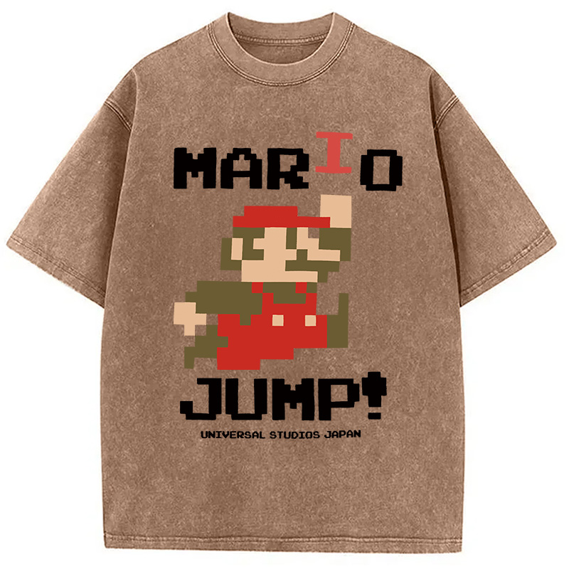 Nintendo Mario Jump Washed T-Shirt