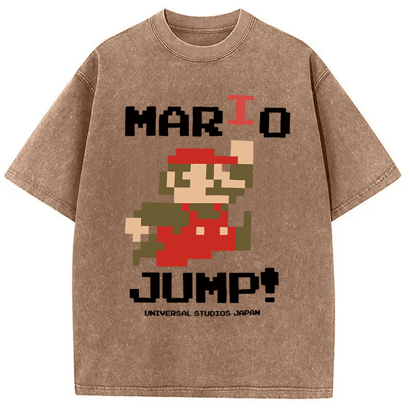 Nintendo Mario Jump Washed T-Shirt