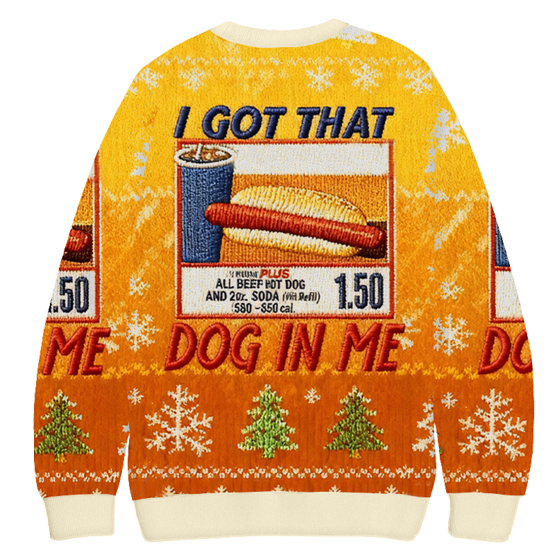 Baddiecat I Got That Dog In Me Christmas Ugly Sweatshirt