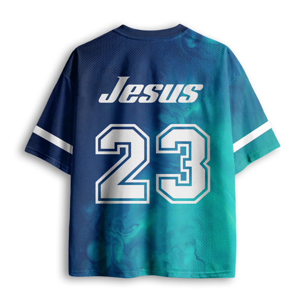 Baddiecat Jesus Is King Mesh Jersey