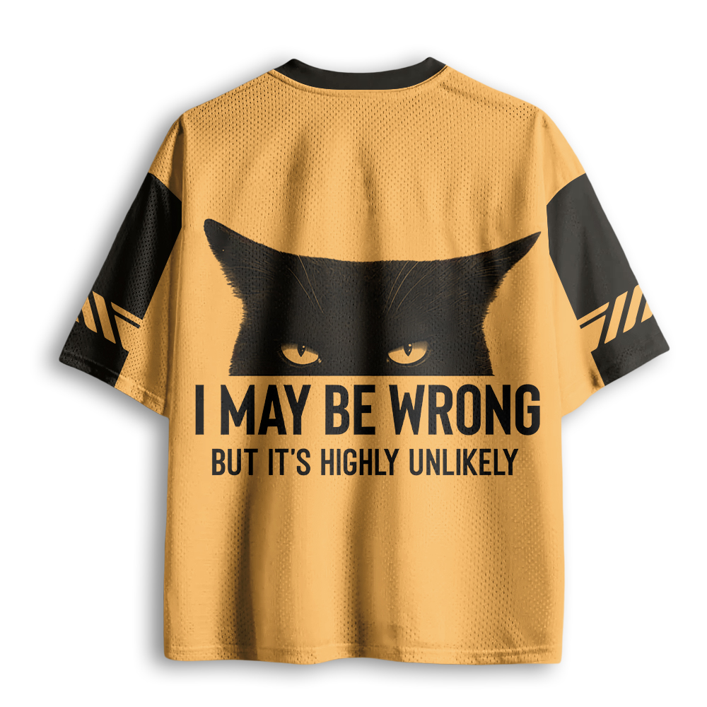 Baddiecat Cat Can Do No Wrong Mesh Jersey