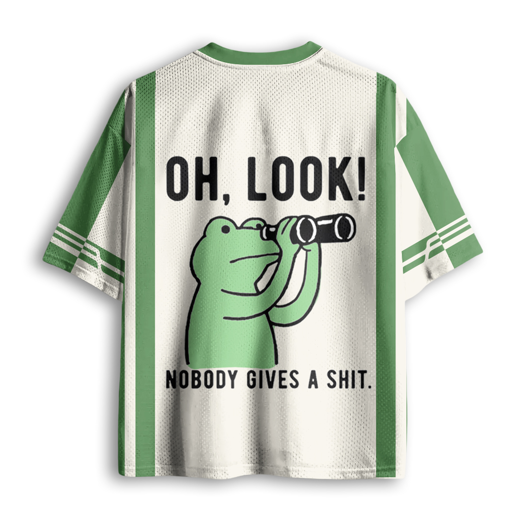 Baddiecat Frog Of Indifference Mesh Jersey