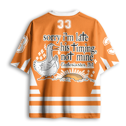 Baddiecat Praying Goose Mesh Jersey