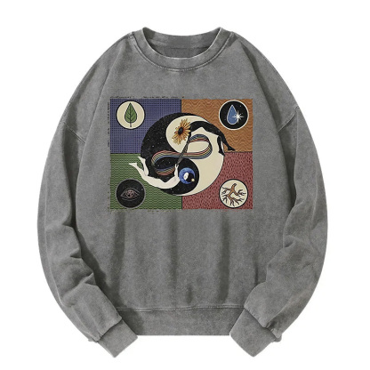 The Rotation Of Seasons Washed Sweatshirt