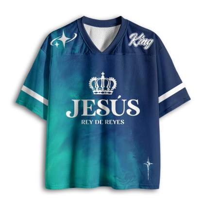 Baddiecat Jesus Is King Mesh Jersey