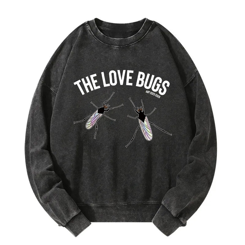 The Love Bugs Washed Sweatshirt