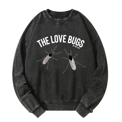 The Love Bugs Washed Sweatshirt