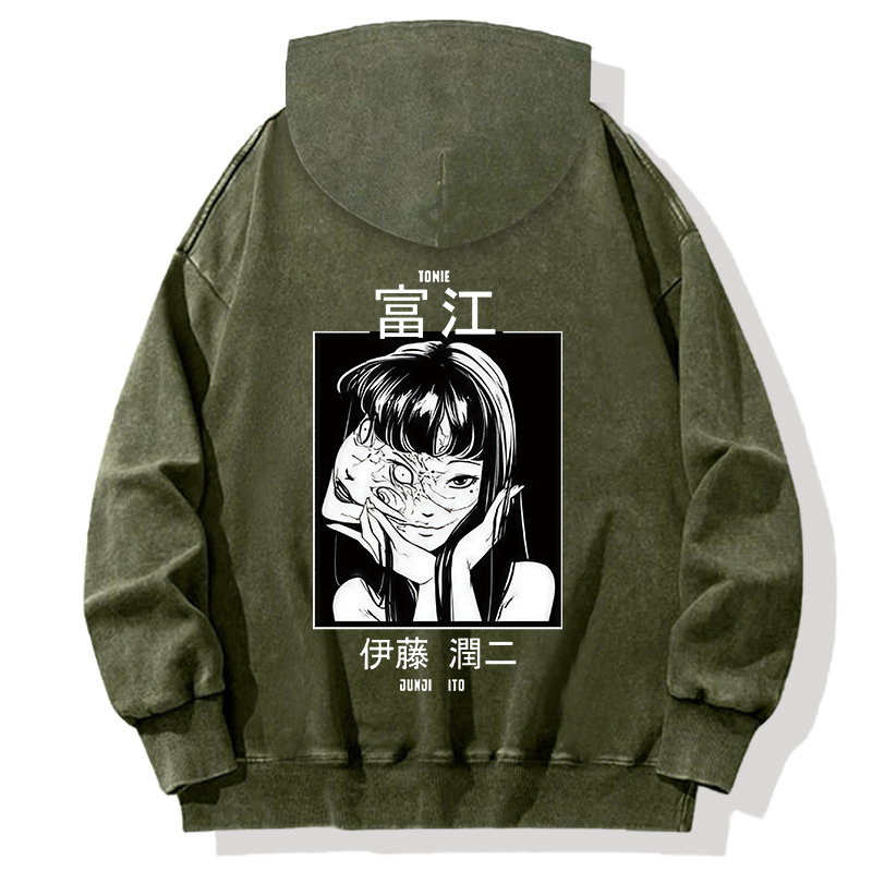 Tomie Japanese Back Washed Hoodie