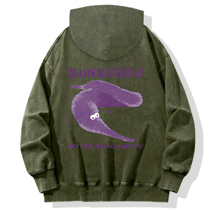 Bonkered of The Dang Yoinky Back Washed Hoodie