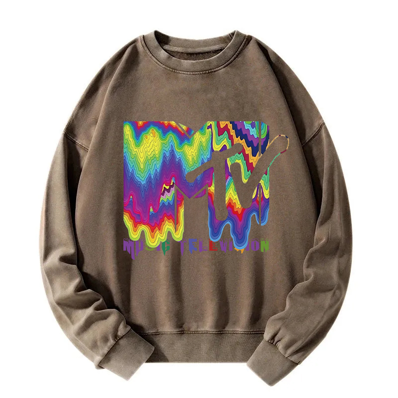 Music Television Washed Sweatshirt