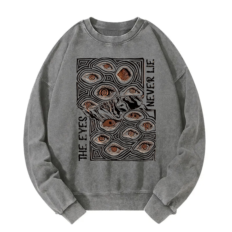 Behind The Eyes Washed Sweatshirt