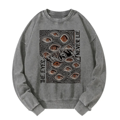 Behind The Eyes Washed Sweatshirt