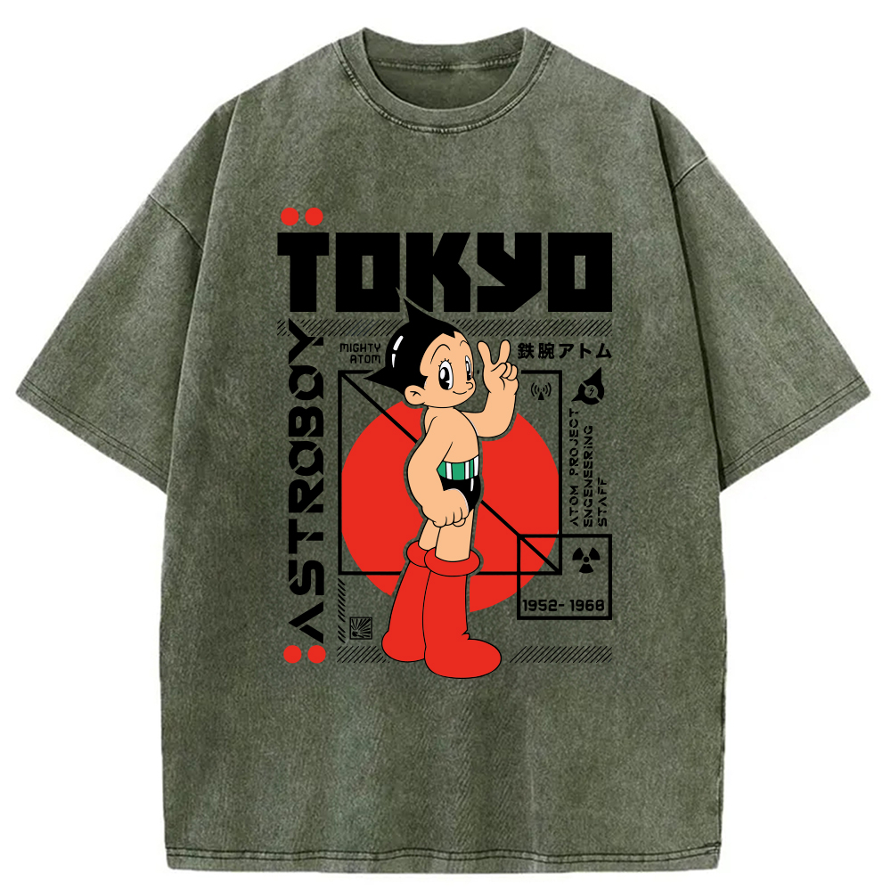 Astro Boy Japanese Washed T-Shirt