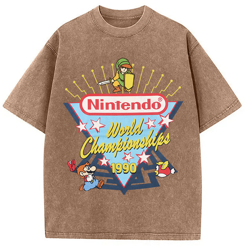90s Nintendo World Championship Washed T-Shirt