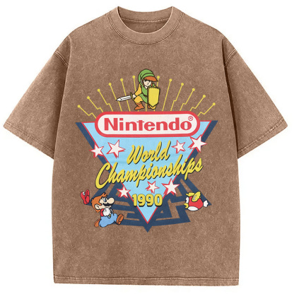 90s Nintendo World Championship Washed T-Shirt