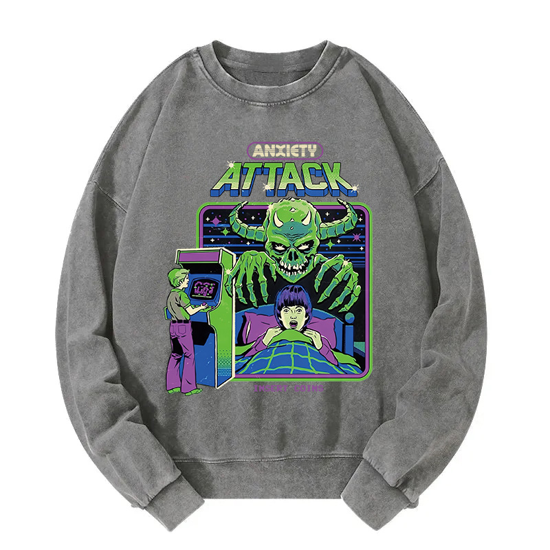 Anxiety Attack Washed Sweatshirt