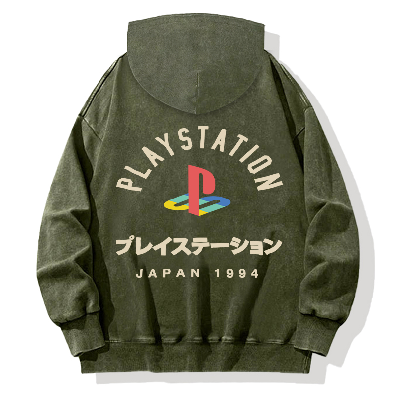 PlayStation Japan Back Washed Hoodie