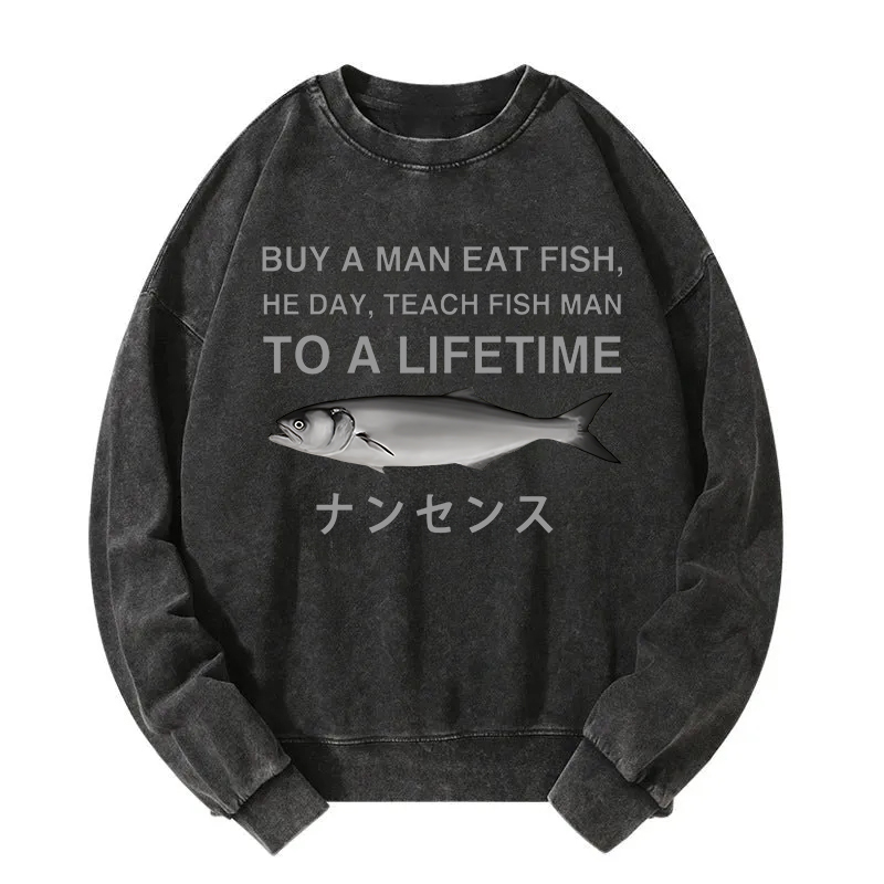 Funny To A Lifetime Washed Sweatshirt