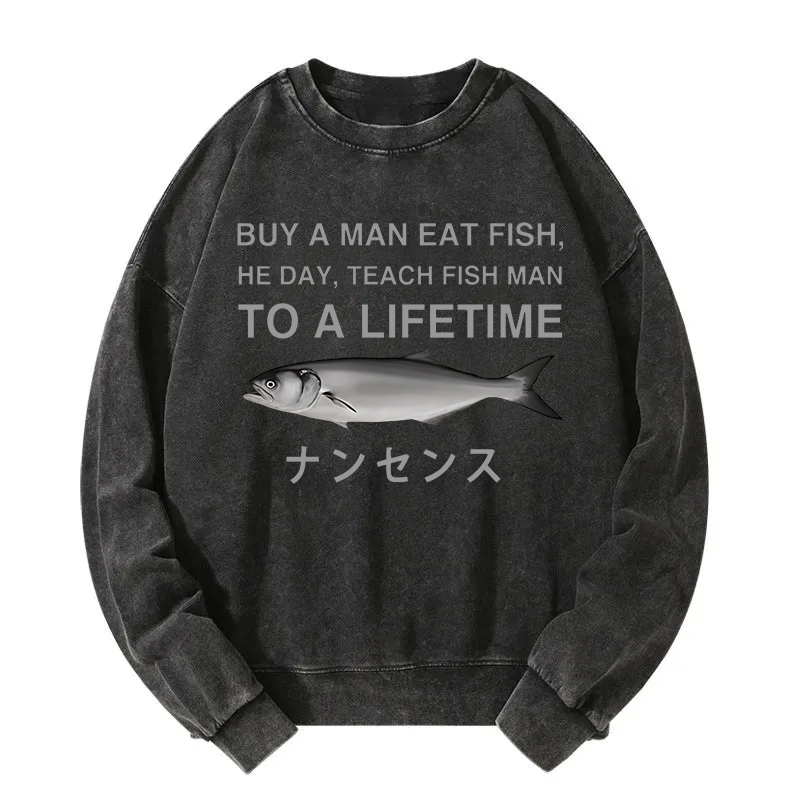 Funny To A Lifetime Washed Sweatshirt