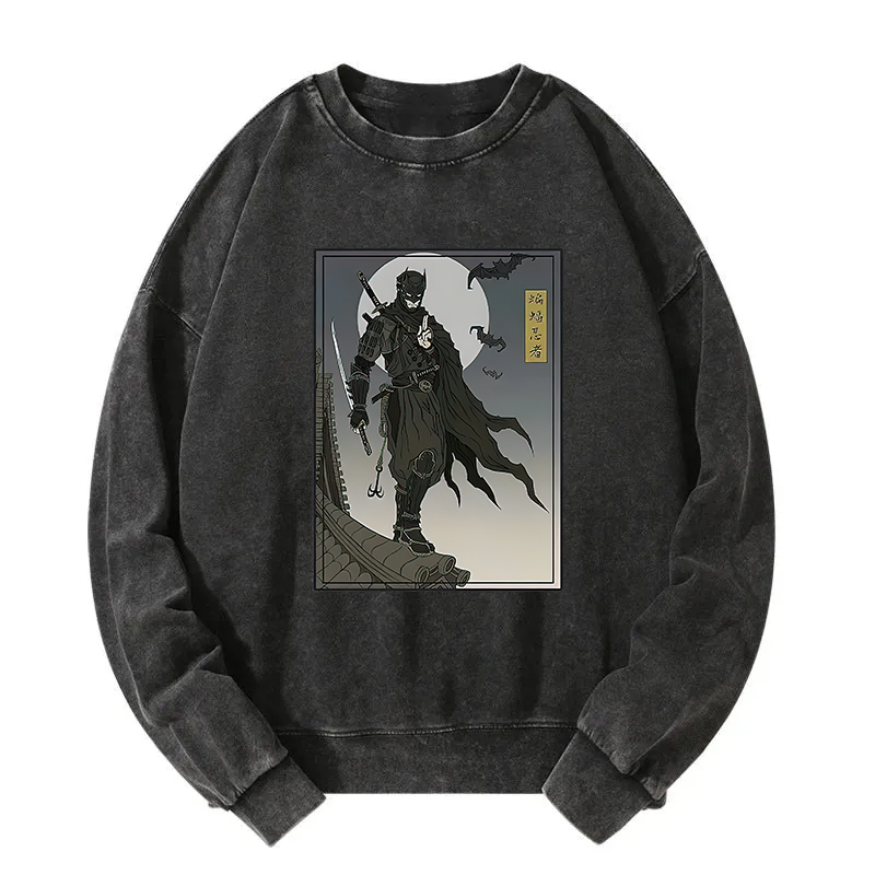 Japanese Batman Ninja Washed Sweatshirt