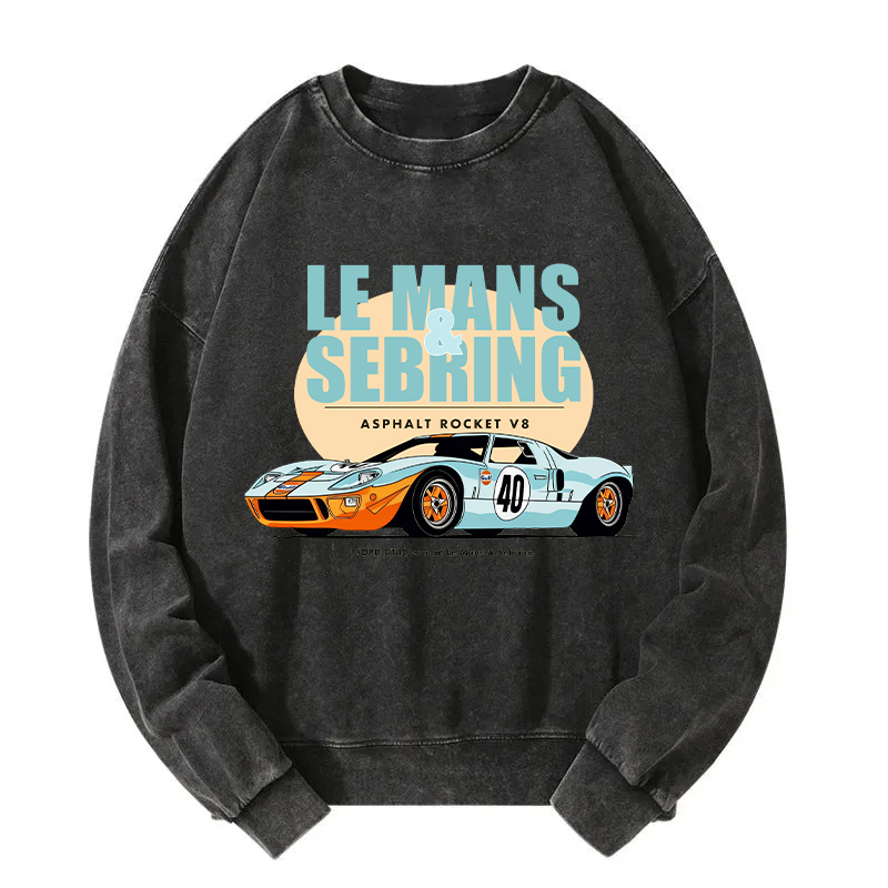 Won At Le Mans & Sebring Washed Sweatshirt