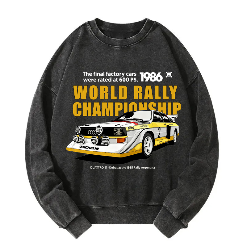 1986 World Rally Championship Washed Sweatshirt