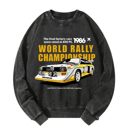 1986 World Rally Championship Washed Sweatshirt