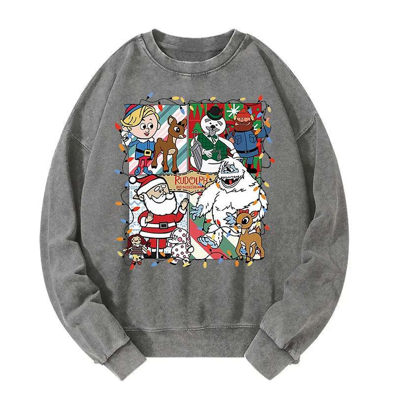 Cozy Christmas Washed Sweatshirt