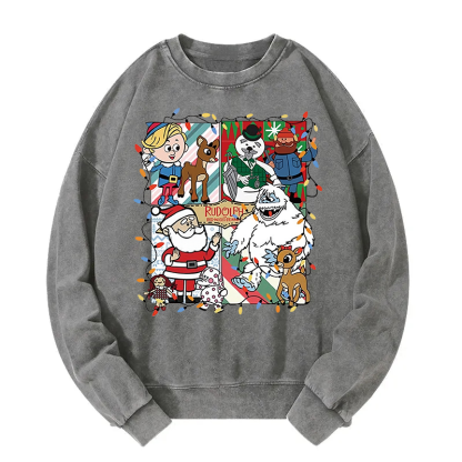 Cozy Christmas Washed Sweatshirt