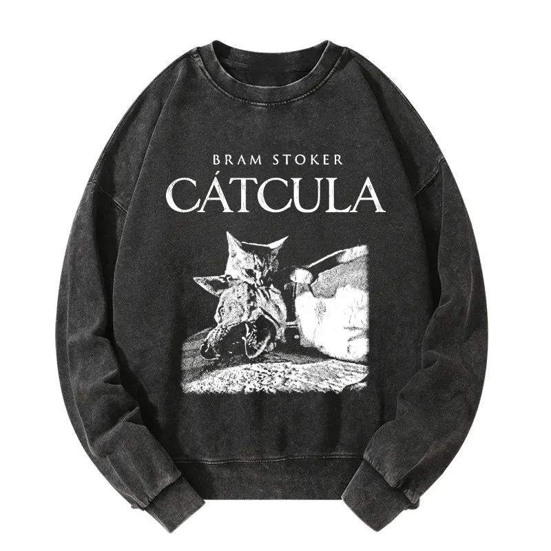 Vampire Catcula Washed Sweatshirt