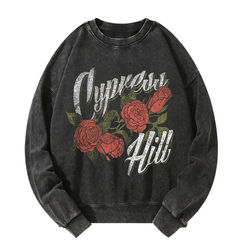 Thorn Rose Washed Sweatshirt