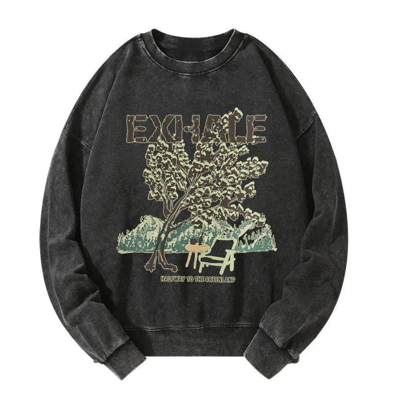 Exhale Greenland Washed Sweatshirt