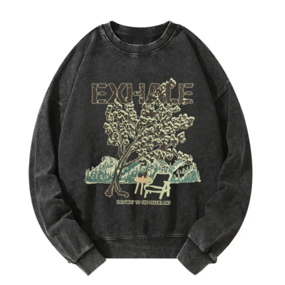 Exhale Greenland Washed Sweatshirt