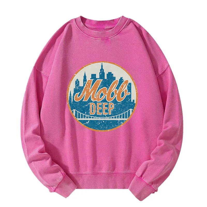 Mobb Deep Queens New York Vintage Washed Sweatshirt