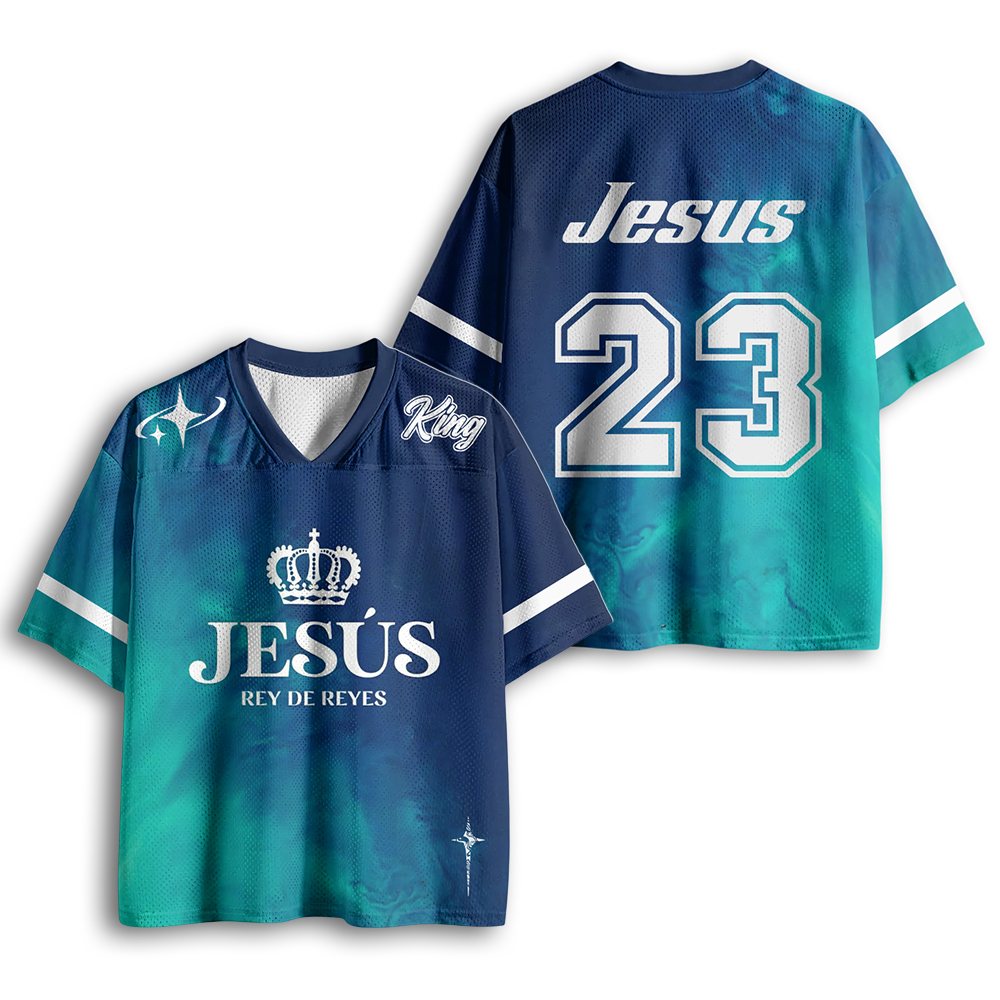 Baddiecat Jesus Is King Mesh Jersey