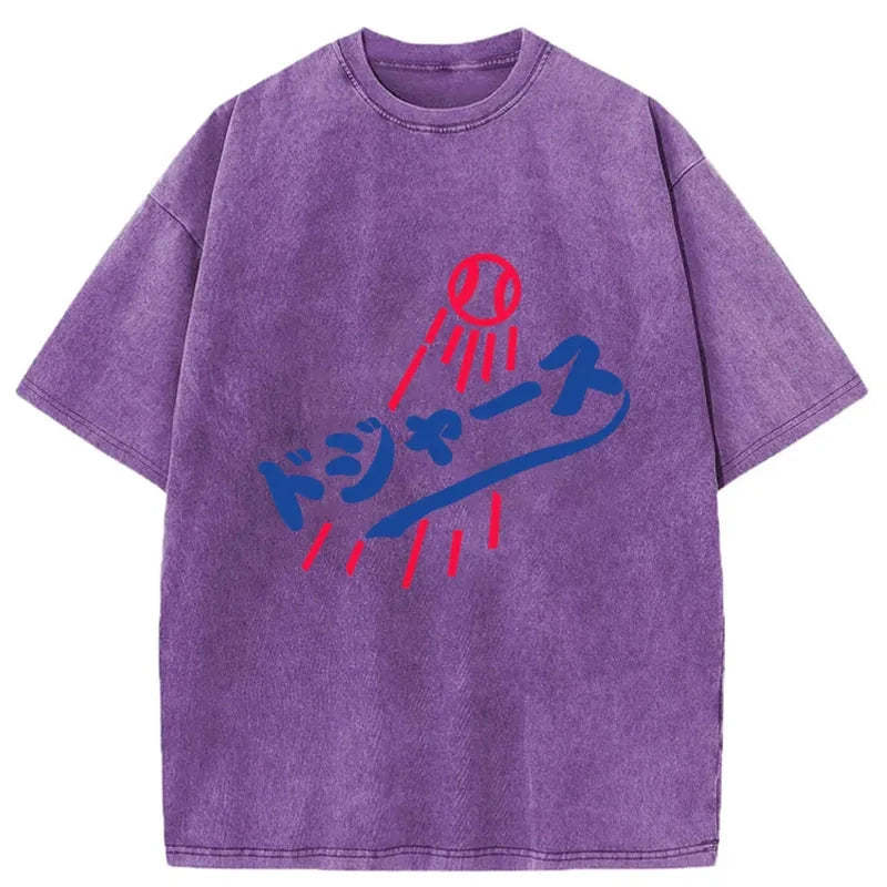Japanese Baseball Washed T-Shirt