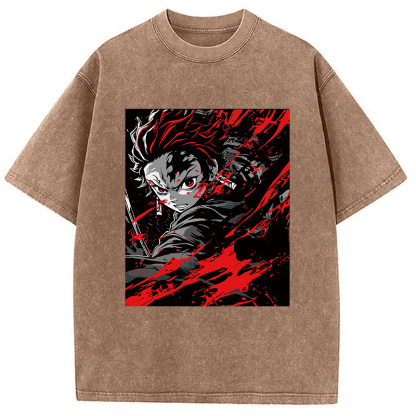 Demon Slayer Daring Duels Washed T-Shirt