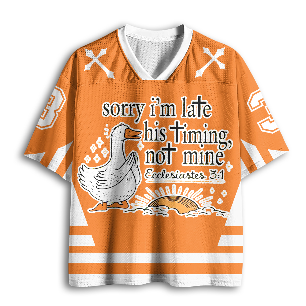 Baddiecat Praying Goose Mesh Jersey