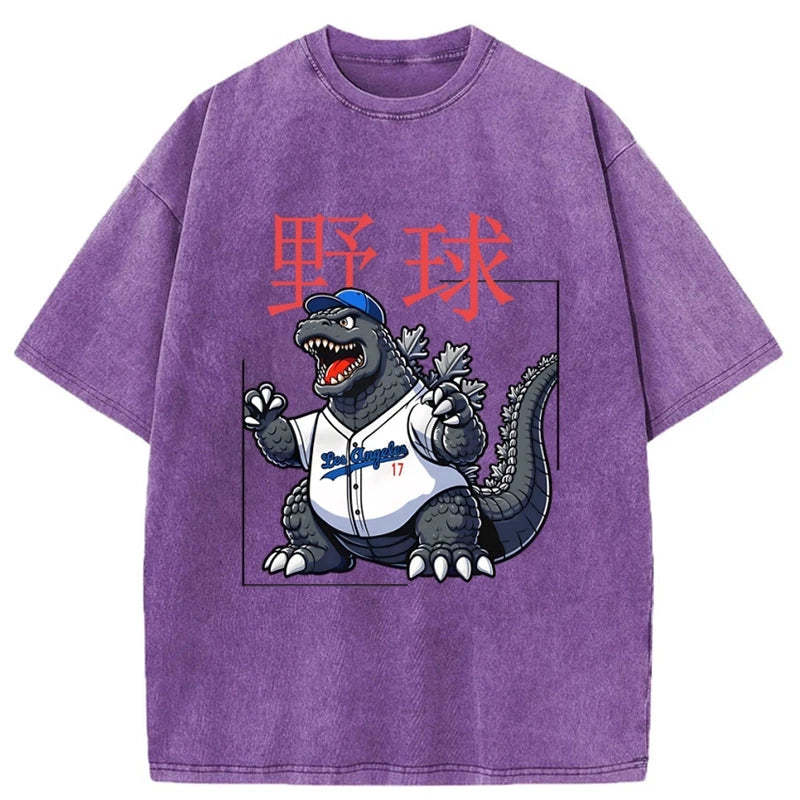 Baseball Is My Favorite Sport Washed T-Shirt