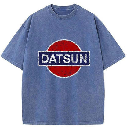 Datsun Vintage Car Washed T-Shirt