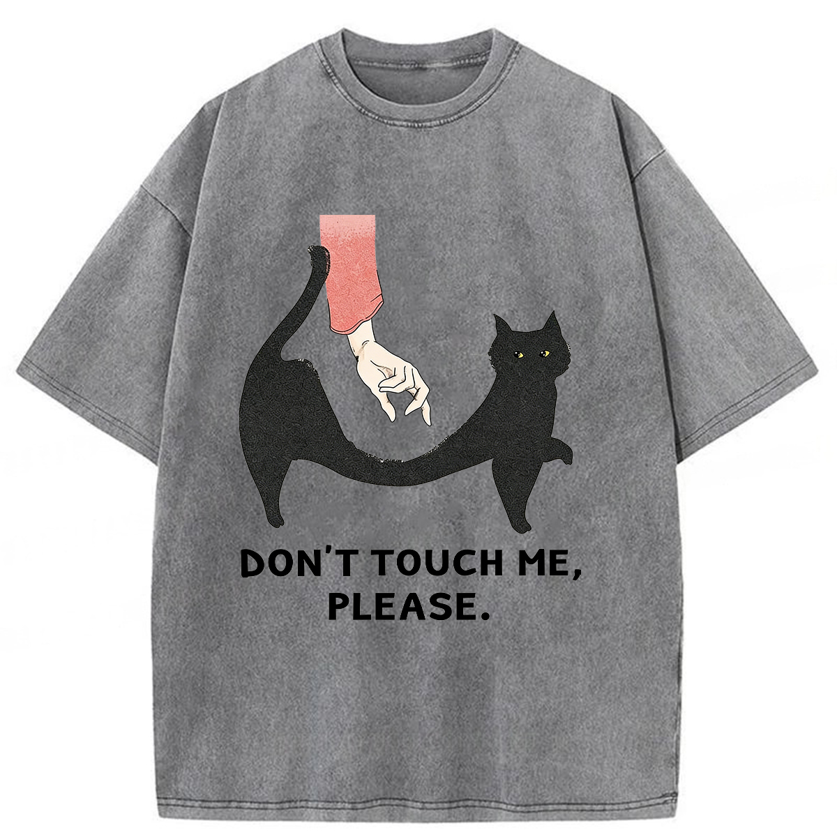 Tokyoviva Do Not Touch Me Washed T-shirt