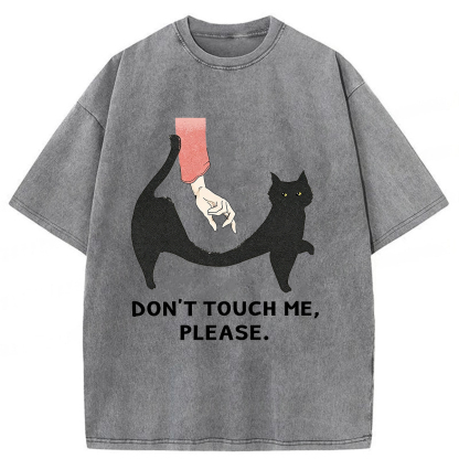 Tokyoviva Do Not Touch Me Washed T-shirt