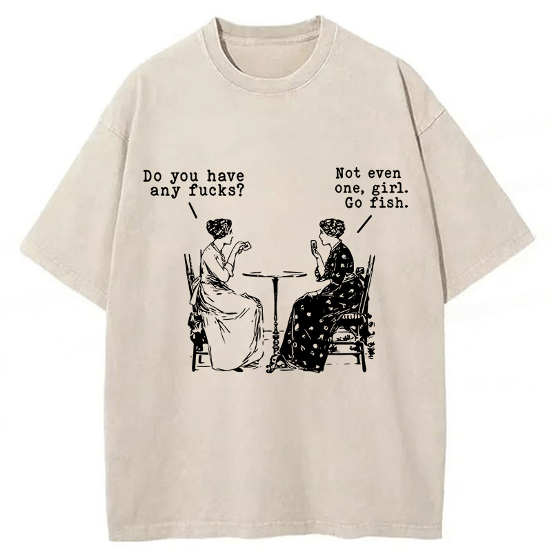 Tokyoviva Lady's Fun Chat Washed T-shirt