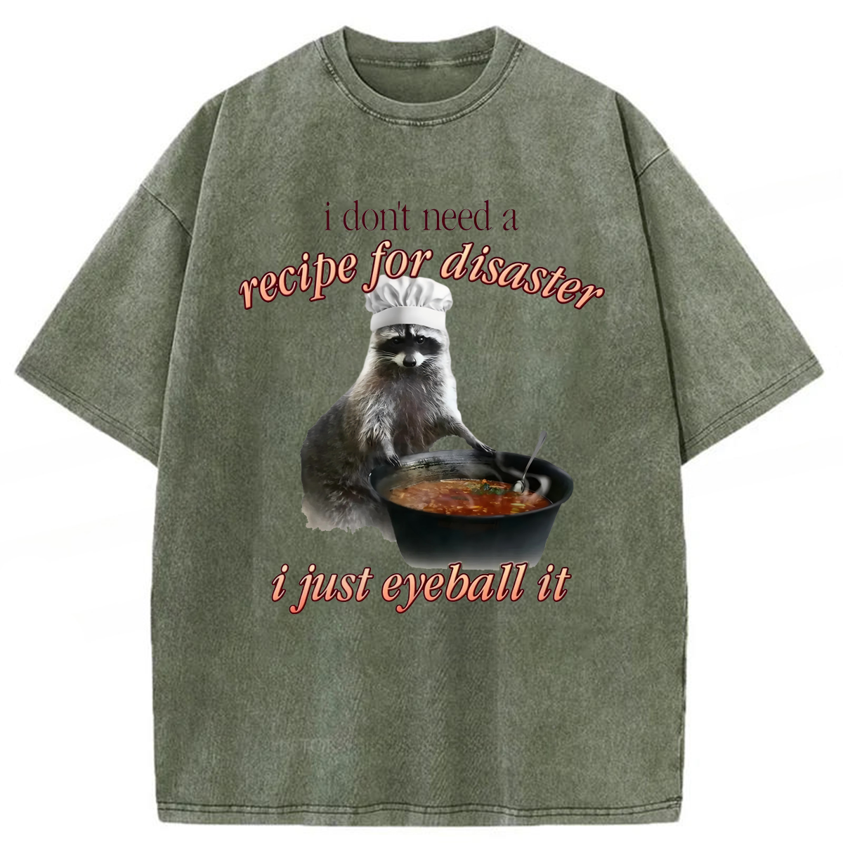 Tokyoviva I Don't Need A Recipe For Disaster Washed T-shirt