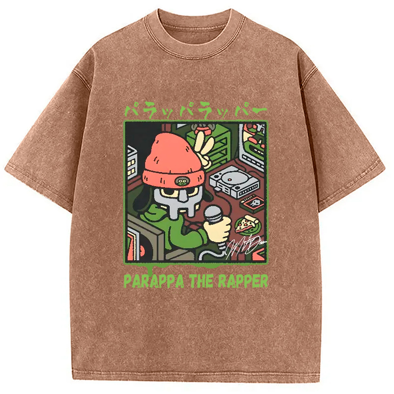 PaRappa the Rapper MF DOOM Washed T-Shirt