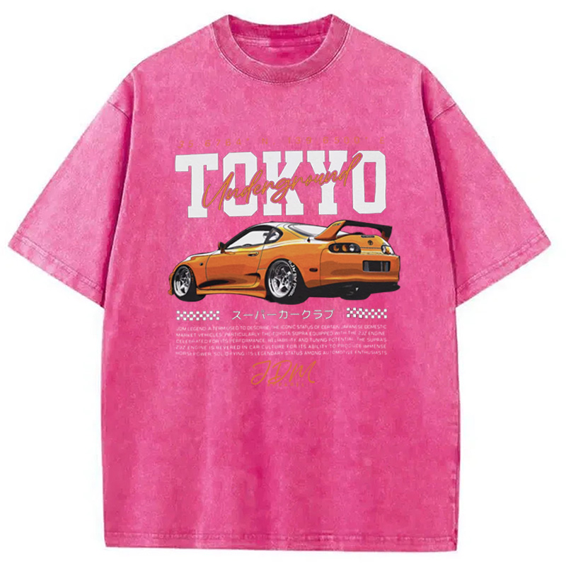 Tokyo JDM Style Car Washed T-Shirt