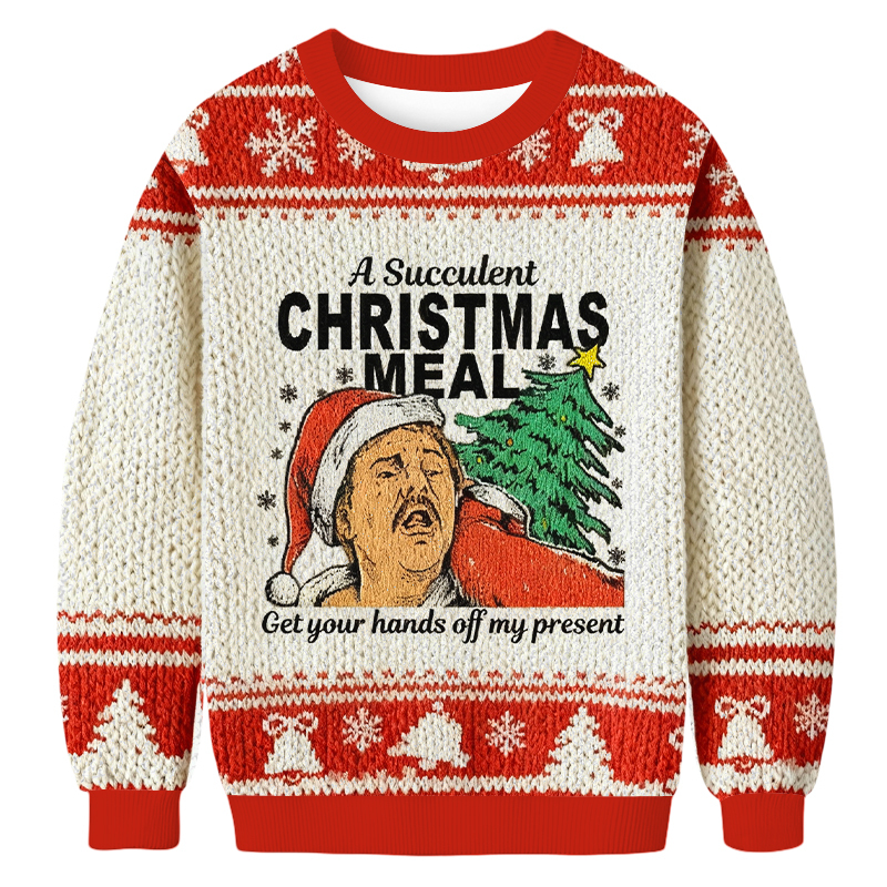 Tokyoviva A Succulent Meal Christmas Ugly Sweatshirt