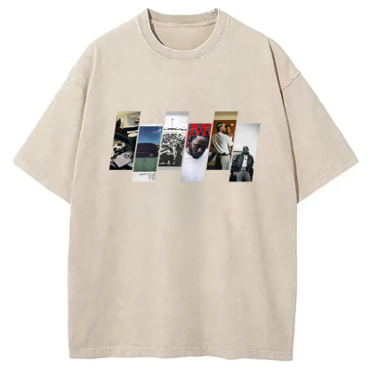 Kendrick Lamar Albums Washed T-Shirt